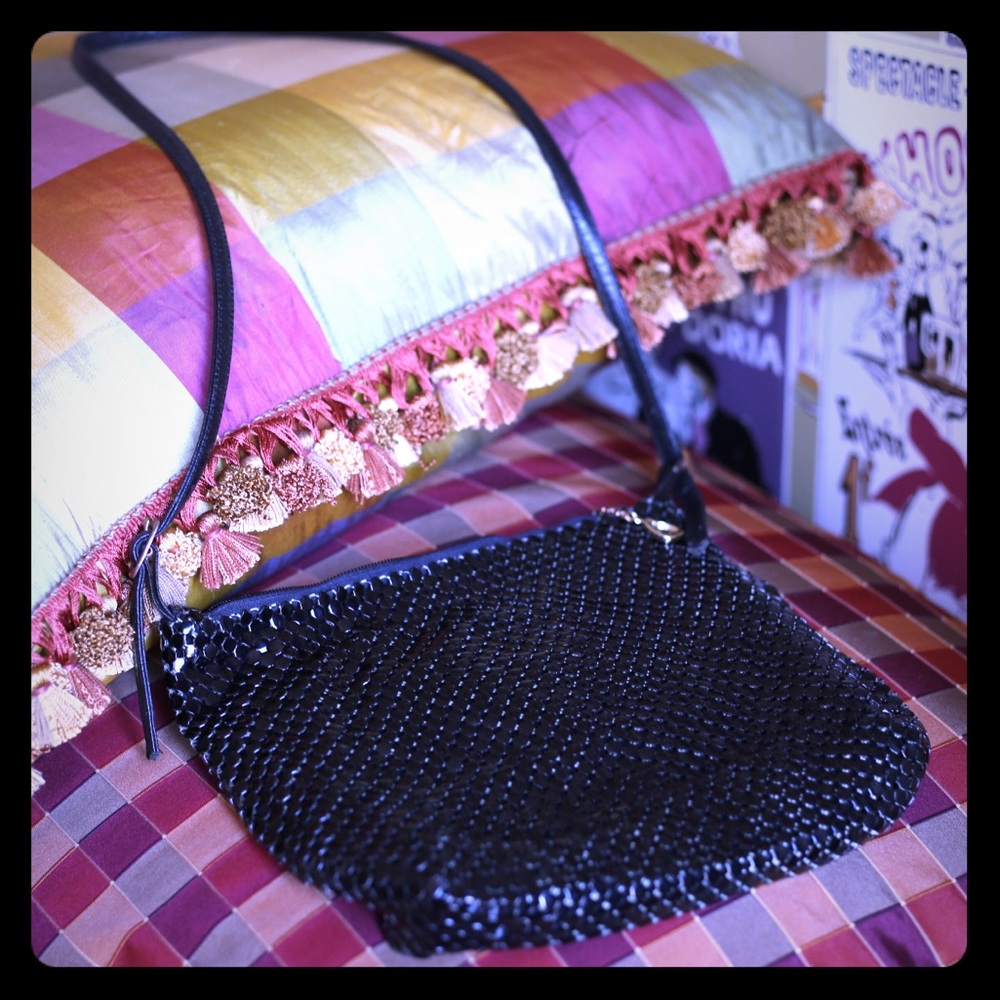 Whiting and David vintage mesh evening bag